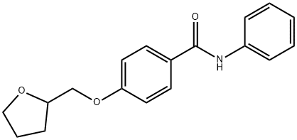 N-phenyl-4-(tetrahydro-2-furanylmethoxy)benzamide Struktur