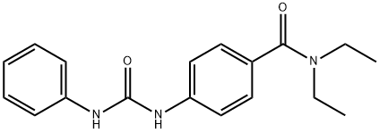 4-[(anilinocarbonyl)amino]-N,N-diethylbenzamide Struktur