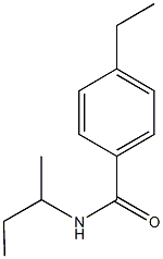 N-(sec-butyl)-4-ethylbenzamide Struktur