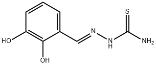 2,3-dihydroxybenzaldehyde thiosemicarbazone Struktur