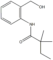 N-[2-(hydroxymethyl)phenyl]-2,2-dimethylbutanamide Struktur