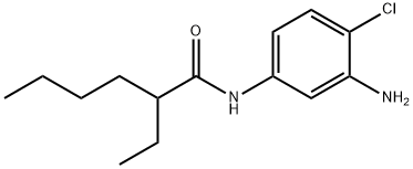 N-(3-amino-4-chlorophenyl)-2-ethylhexanamide Struktur