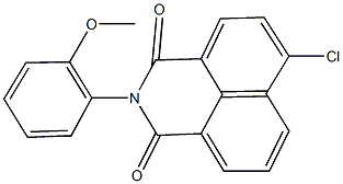 6-chloro-2-[2-(methyloxy)phenyl]-1H-benzo[de]isoquinoline-1,3(2H)-dione Struktur