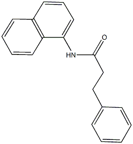 N-(1-naphthyl)-3-phenylpropanamide Struktur