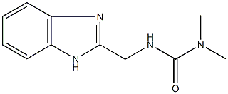 N'-(1H-benzimidazol-2-ylmethyl)-N,N-dimethylurea Struktur