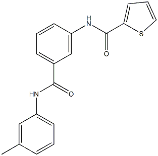 N-[3-(3-toluidinocarbonyl)phenyl]-2-thiophenecarboxamide Struktur