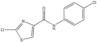 2-chloro-N-(4-chlorophenyl)-1,3-thiazole-4-carboxamide Struktur