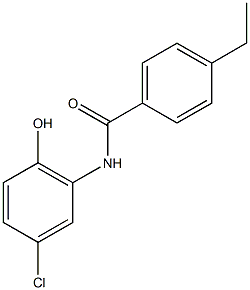 N-(5-chloro-2-hydroxyphenyl)-4-ethylbenzamide Struktur