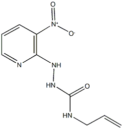 N-allyl-2-{3-nitro-2-pyridinyl}hydrazinecarboxamide Struktur