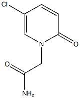 2-(5-chloro-2-oxo-1(2H)-pyridinyl)acetamide Struktur