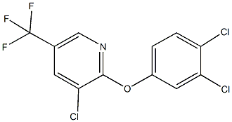 3-chloro-5-(trifluoromethyl)-2-pyridinyl 3,4-dichlorophenyl ether Struktur