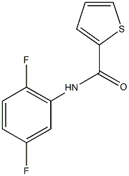 N-(2,5-difluorophenyl)-2-thiophenecarboxamide Struktur