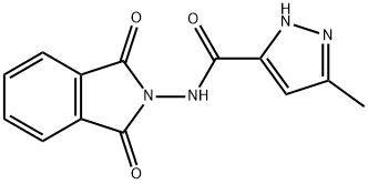 N-(1,3-dioxo-1,3-dihydro-2H-isoindol-2-yl)-3-methyl-1H-pyrazole-5-carboxamide Struktur