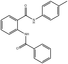 2-(benzoylamino)-N-(4-methylphenyl)benzamide Struktur