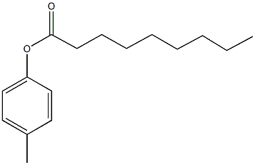 4-methylphenyl nonanoate Struktur