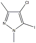 4-chloro-5-iodo-1,3-dimethyl-1H-pyrazole Struktur