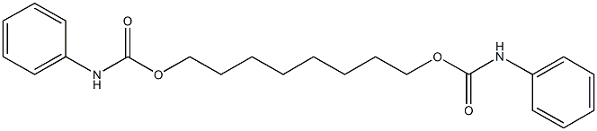 8-[(anilinocarbonyl)oxy]octyl phenylcarbamate Struktur