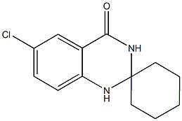 6'-chloro-2',3'-dihydrospiro[cyclohexane-1,2'-quinazoline]-4'(1'H)-one Struktur