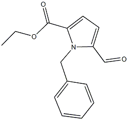 ethyl 1-benzyl-5-formyl-1H-pyrrole-2-carboxylate Struktur