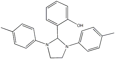 2-[1,3-bis(4-methylphenyl)-2-imidazolidinyl]phenol Struktur