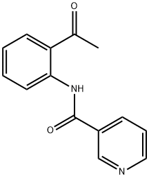 N-(2-acetylphenyl)nicotinamide Struktur