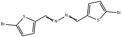 5-bromo-2-thiophenecarbaldehyde [(5-bromo-2-thienyl)methylene]hydrazone Struktur