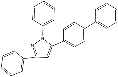 5-[1,1'-biphenyl]-4-yl-1,3-diphenyl-1H-pyrazole Struktur