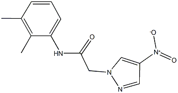 N-(2,3-dimethylphenyl)-2-{4-nitro-1H-pyrazol-1-yl}acetamide Struktur