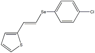 4-chlorophenyl 2-thien-2-ylvinyl selenide Struktur