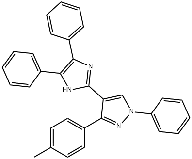 4-(4,5-diphenyl-1H-imidazol-2-yl)-3-(4-methylphenyl)-1-phenyl-1H-pyrazole Struktur