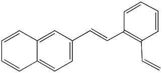 2-[2-(2-vinylphenyl)vinyl]naphthalene Struktur