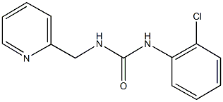 N-(2-chlorophenyl)-N'-(2-pyridinylmethyl)urea Struktur