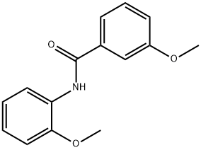 3-methoxy-N-(2-methoxyphenyl)benzamide Struktur