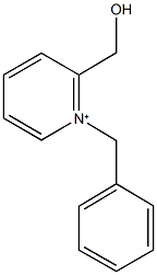 1-benzyl-2-(hydroxymethyl)pyridinium Struktur