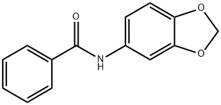 N-(1,3-benzodioxol-5-yl)benzamide Struktur