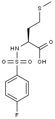 N-[(4-fluorophenyl)sulfonyl](methyl)homocysteine Struktur