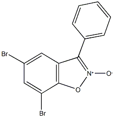 5,7-dibromo-3-phenyl-1,2-benzisoxazol-2-ol Struktur