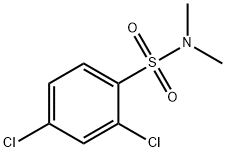 2,4-dichloro-N,N-dimethylbenzenesulfonamide Struktur