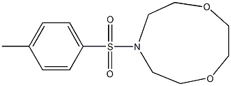 7-[(4-methylphenyl)sulfonyl]-1,4,7-dioxazonane Struktur