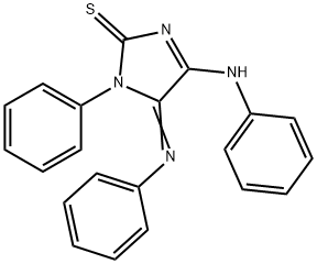 1-phenyl-4,5-bis(phenylimino)imidazolidine-2-thione Struktur