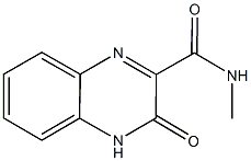 N-methyl-3-oxo-3,4-dihydro-2-quinoxalinecarboxamide Struktur