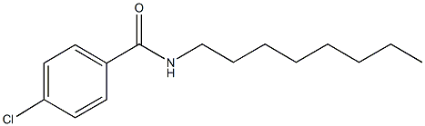 4-chloro-N-octylbenzamide Struktur