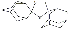 dispiro[adamantane-2,2'-[1,3]dithiolane-4',2''-adamantane] Struktur