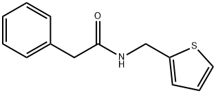 2-phenyl-N-(2-thienylmethyl)acetamide Struktur