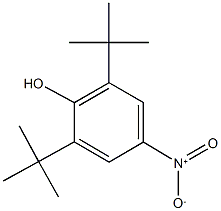 2,6-DI-TERT-BUTYL-4-NITROPHENOL Struktur