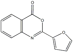 2-(2-furyl)-4H-3,1-benzoxazin-4-one Struktur