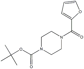 tert-butyl 4-(2-furoyl)-1-piperazinecarboxylate Struktur