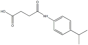 4-(4-isopropylanilino)-4-oxobutanoic acid Struktur