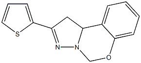 2-(2-thienyl)-1,10b-dihydropyrazolo[1,5-c][1,3]benzoxazine Struktur