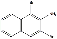 1,3-dibromo-2-naphthalenamine Struktur